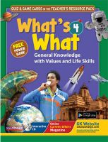 Viva New What's What with Power Book & CD 2016 Edn Class IV